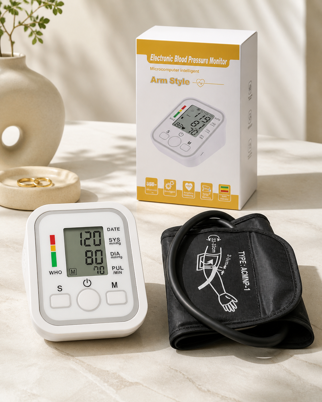 دستگاه فشار سنج دیجیتال بازویی آرم استایل مدل BW-3205 غیر سخنگو
